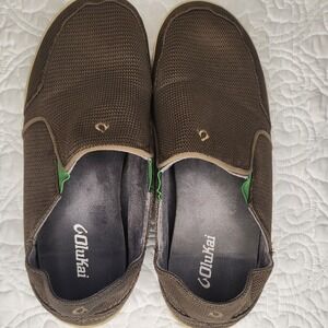 OluKai Men's Size 10 Nohea Mesh‎ Slip on Shoes Loafers Boat Deck Casual Comfort